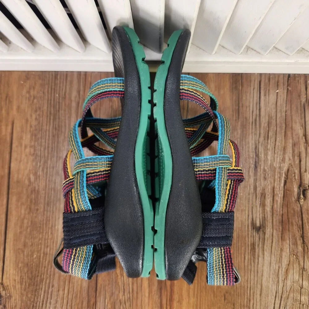 Chaco ZX/1 Ecotread Kids Sz 10M Rising Navy Blue Strappy Beach Sandals JCH180386